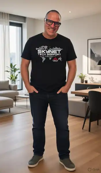 Skynet Tech Support concept tee